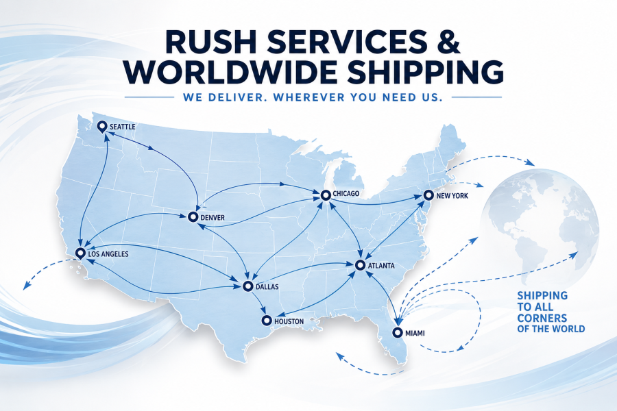 Shipping and Rush Services