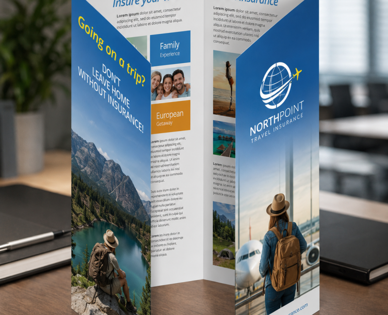 Closed Gate Fold Brochure