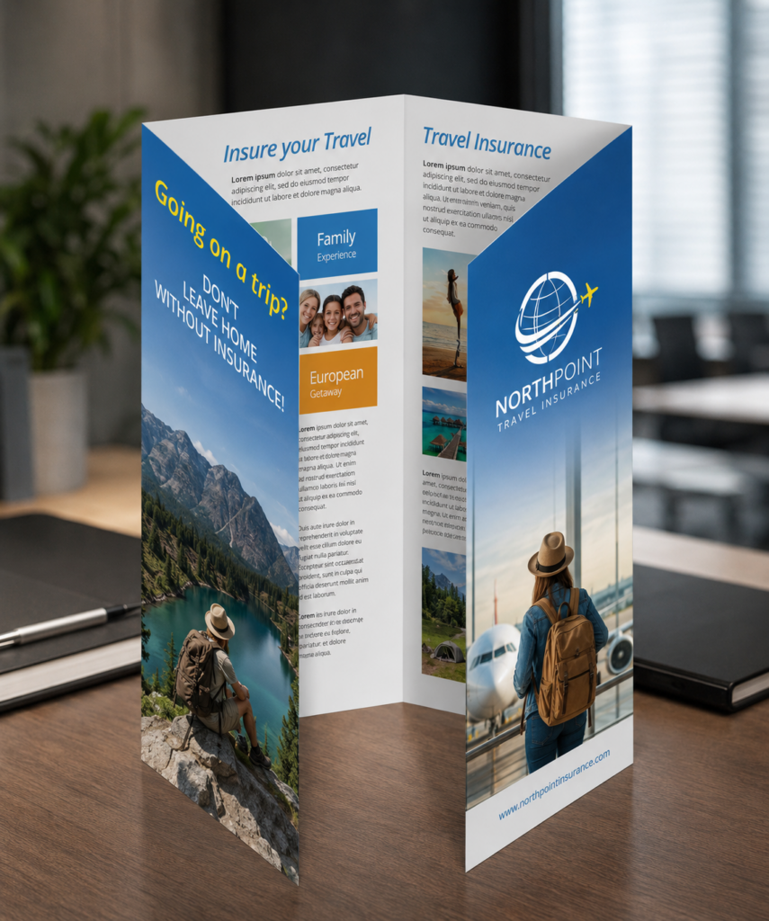 Closed Gate Fold Brochure